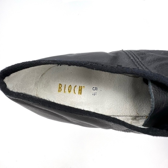 Bloch Ultraflex Black Leather Split Sole Jazz Shoes Ladies Size 5.5 New NWT - Picture 6 of 8